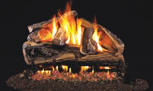Rugged Split Oak Designer See-Thru Logs - 18/20"