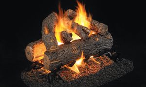 Golden Oak Designer Plus See-Thru Logs - 16"