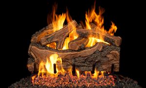 Rugged Forest Split Logs - 18"