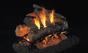American Oak Designer See-Thru Logs - 18/20"