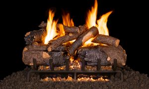 G31 Series Charred American Oak Logs - 18/20"